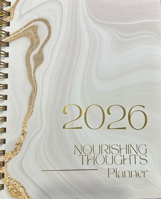 2026 Planner Premium Hard Cover Spiral Bound