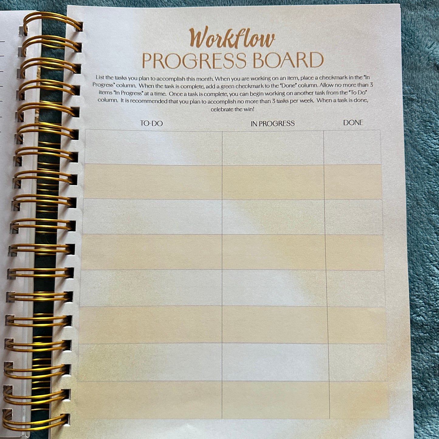 2026 Planner Premium Hard Cover Spiral Bound