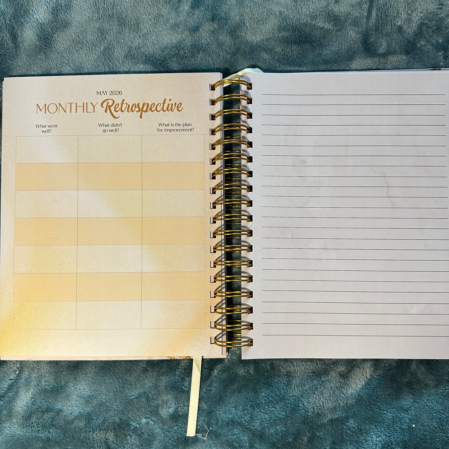 2026 Planner Premium Hard Cover Spiral Bound